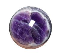 Crystal Ball， Dream Amethyst Crystal Ball for Divination/Chakra Balance/Yoga/Home(Diameter 1.6")