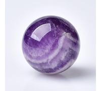Crystal Ball Dream Amethyst Polished Divination Decorative Sphere Crystals Quartz Stone Yoga Home Decor,6cm Gemstone Stone