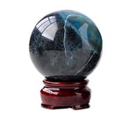Crystal Ball Hydroxyapatite raw Stone Polished Kyanite Home Decoration Ornament for Divination Fengshui,65~70mm