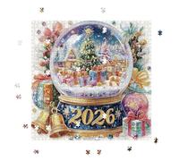 Crystal Ball Jigsaw - 1000 Piece Christmas Game, Paper Art Craft, Festive Toy, Holiday Leisure Activity | Jigsaw For Home Family Beginner Children Men Women Fun Play 2026