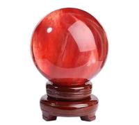 Crystal Ball， Melting Red Quartz Sphere Natural Crystals and Gemstone Spheres(Diameter 2.0")