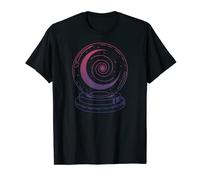 Crystal Ball Moon Mystical Celestial Astrology Magic Art T-Shirt