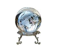 Crystal Ball Ornament 3D Laser-Cut Crystal Ball with Stand - The Perfect Choice for Home and Office Decoration