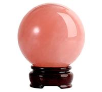 Crystal Ball, Rose Quartz with Powerful and for Perception Photography, ball-8cm