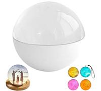 Crystal Ball Video Player, 2.7" 3D Ultrasound Crystal Ball Digital Photo Album, Memory Orb, Personalized Video Display Memory Sphere, Uploadable Videos & Photos, DIY Gift for Anniversary Birthday