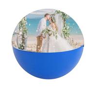Crystal Ball Video Player - 7cm Speaker Orb, Memory Sphere Ornament, Digital Photo Frame | Multimedia Music Globe For Desk, Christmas Display, Home Decor, Gift
