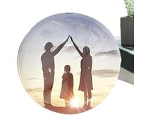Crystal Ball Video Player, Digital 2.7in Screen Speaker Display, 7cm Crystal Photo Ball for Christmas, Clear Acrylic Sphere with High-Resolution Playback for Birthday