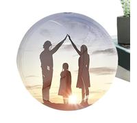 Crystal Ball Video Player, Digital 2.7in Screen Speaker Display, 7cm Crystal Photo Ball for Christmas, Clear Acrylic Sphere with High-Resolution Playback for Birthday