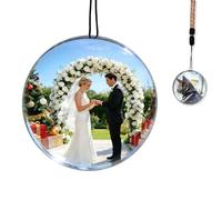 Crystal Ball Video Player, Memory Sphere Lamp with Sound, 2.7" 3D Memory Orb Digital Player, Personalized Valentines Day Gifts for Women, Wife, Men, Husband,(White)