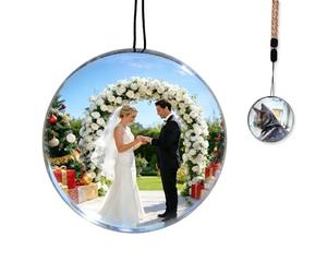 Crystal Ball Video Player, Memory Sphere Lamp with Sound, 2.7" 3D Memory Orb Digital Player, Personalized Valentines Day Gifts for Women, Wife, Men, Husband,(White)
