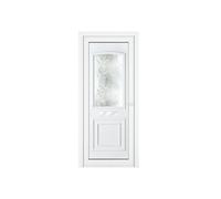 Crystal Balmoral - Two panel Large Glass DOORS Left & Right: Right Balmoral - Two panel Large Glass