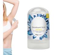 Crystal Bar - Pure Mineral Stone Sweat Guard Free Long Lasting Protection 152g Solid Design | Body Odour Neutraliser Personal Care Solution Adults Active Lifestyle Workout Commuting
