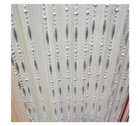 Crystal Beads Curtain Beaded Curtain Glitter Crystal Tassel String Line Door Curtains Window Room Divider Decorative Tulle Curtains For Room String Bead Curtain (Color : White, Size : 100x200cm)
