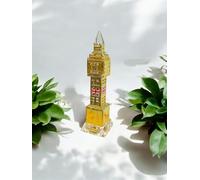 Crystal Big Ben With Clock London Soveniers Big ben with Flag And Colourfull Lights Englang Big Ben Clock Tower, Big Ben Tower Statue Decoration for Home And Office.4 colour 3 sizes (gold, Small)