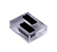 Crystal Box Clear Jewelry Storage Box Display Stand Acrylic Display Organizer Case Insert Black Velv Jewelry Bag