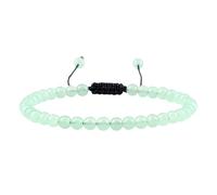 Crystal Bracelet,4Mm Mini Natural Stone Bracelet, Faceted Colorful Chakra Beads Braided Charm Jewelry,Anniversary Family Gift for Women Men Light Green
