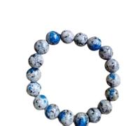 Crystal Bracelet For Men, Natural Stone Beaded Bracelets For Women,New Chinese Style Stretch Collectible Bangle Personalized Jewellry Gift For Mothers Day Fathers Day Birthdays Anniversaries 10Mm Blu