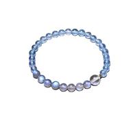 Crystal Bracelet for Women Natural Stone Handmade Beaded Jewelry Healing Power,Blue
