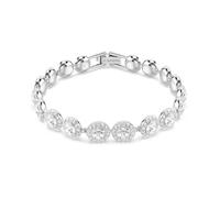 Swarovski Una Rhodium Plated Round Cut Bracelet