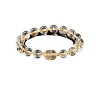 Crystal Bracelet Stone Amethyst Gray Moonstone Carved Wealth Pixiu Bead Bracelet Women Luxury Lucky Handmade Stretch Bracelets Female For Decoration(Beads approx 8mm_Color10)