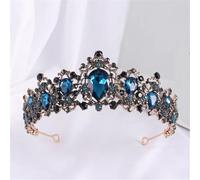 Crystal Bridal Tiaras Crown Vintage Gold Color Hair Accessories Wedding Rhinestone Diadem J
