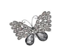 Crystal Butterfly Brooch Lapel Pin Rhinestones Badge For Fashion Women Temperament Corsage Clothing Accessories Colorful Rhinestones Brooch Wedding