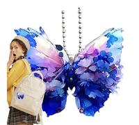 Crystal Butterfly - Butterfly Suncatcher Car Pendant | Elegant 2D Flower Design, Thoughtful Gift for Women, Versatile and Car Decoration for Women, Mother's Day, Unique