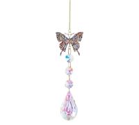 Crystal Butterfly Rhinestones Suncatcher Window Hanging Ornament Gifts for My Special Friend, Presents to My Bestie Christmas Anniversary