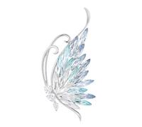 Crystal Butterfly Wing Brooch Pin for Women Shiny Colorful Butterfly Lapel Pins Elegant Insect Dress Corsage Bouquet Brooches Bride Wedding Jewelry Gifts, M, Metal, cubic zirconia