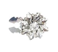 Crystal Button Covers - Detachable Rhinestone Flower Buttons for Fashion and Crafts | Jewelry Making Embellishments, Flat Back Charm Accessories for Clothing, DIY Decoration, Handmade Projects