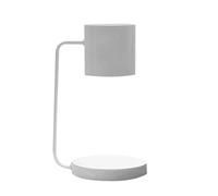 crystal candle holder Candle Warmer Compatible With Candle Large Jar Metal Candle Lamp 110 120V Dimmable Candle Melter Candle Warmer Lamp (White) (White, One Size)