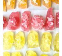 Crystal Candy Kohakutou Assorted Colours & Flavours - Japanese Edible Crystal Sweets. UK Tiktok Sweets, Crispy on the outside and jelly like on the inside. Flavours Include: Orange & Apple.
