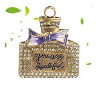 Crystal Car Vent Clip, Bling Car Air Freshener Vent Clip, Shiny Perfume Bottles, Car Air Freshener Clip, Perfume Diffuser, Air Freshener for Vehicle and Interior Fragrance