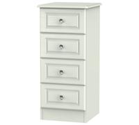 Crystal Cashmere 4 Drawer Narrow Chest