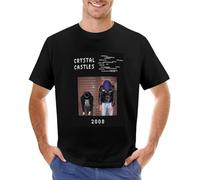 Crystal Castles 2008 Men T Shirt Men T Shirt Short Sleeve Heavyweight t Shirts Men Clothings Black