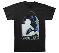 Crystal Castles Men's Band Music Men T Shirt Funny Vintage Gift for Men Women Black