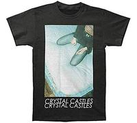 Crystal Castles Men's Band Music T-Shirt Funny Vintage Gift for Men Women Black