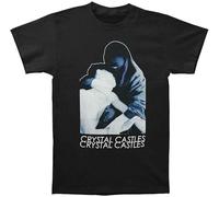 Crystal Castles Men's Band Music T-Shirt Funny Vintage Gift for Men Women Black