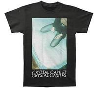 Crystal Castles Men's Band Music T-Shirt Funny Vintage Gift for Men Women Black