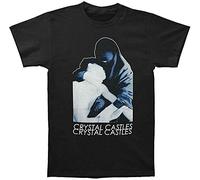 Crystal Castles Men's Band Music T-Shirt Funny Vintage Gift for Men Women Black