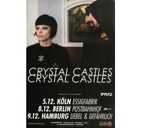 Crystal Castles - No. III 2012 - Concert Poster Plakat