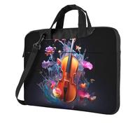Crystal Cello 15.6 inch Print Laptop Crossbody Bag/Briefcase, Suitable for Daily Office Use and Business Travel