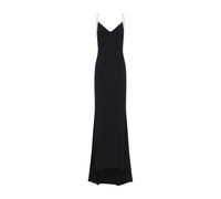 Crystal Chain Embroidered Satin Evening Dress - female - Tom Ford - Gowns - Black - S - Dresses S