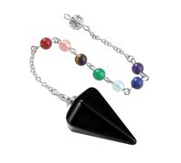 Crystal Chakra Pendant, Hexagonal Crystal, Dowsing Jewelry for Women Men