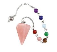 Crystal Chakra Pendant | Hexagonal Crystal, Dowsing Point Pendant for
