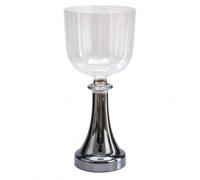Crystal Chalice Singing Bowl, 5.5 Inch Quartz, 432Hz A# Note