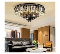 Crystal Chandelier, LED Chandelier Lamp, Crystal Chandelier Exalted Luxury Lighting Round Hanging Lamp Compatible with Living Room Bedroom Indoor Home Light Fixtures, LED Chandelie