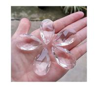 Crystal Chandelier Prism, Sun Catcher, 5pcs 38mm Clear Chandelier Prisms Crystal Hanging Pendant Bead Lamp Parts Home Decor
