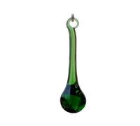Crystal Chandelier Prism, Sun Catcher, 5Pcs Crystal Raindrop Prisms 53mm Drop Icicle Chandelier Prism Parts Crystals Decoration(Green)