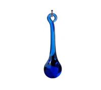 Crystal Chandelier Prism, Sun Catcher, 5Pcs Crystal Raindrop Prisms 53mm Drop Icicle Chandelier Prism Parts Crystals Decoration(Blue)